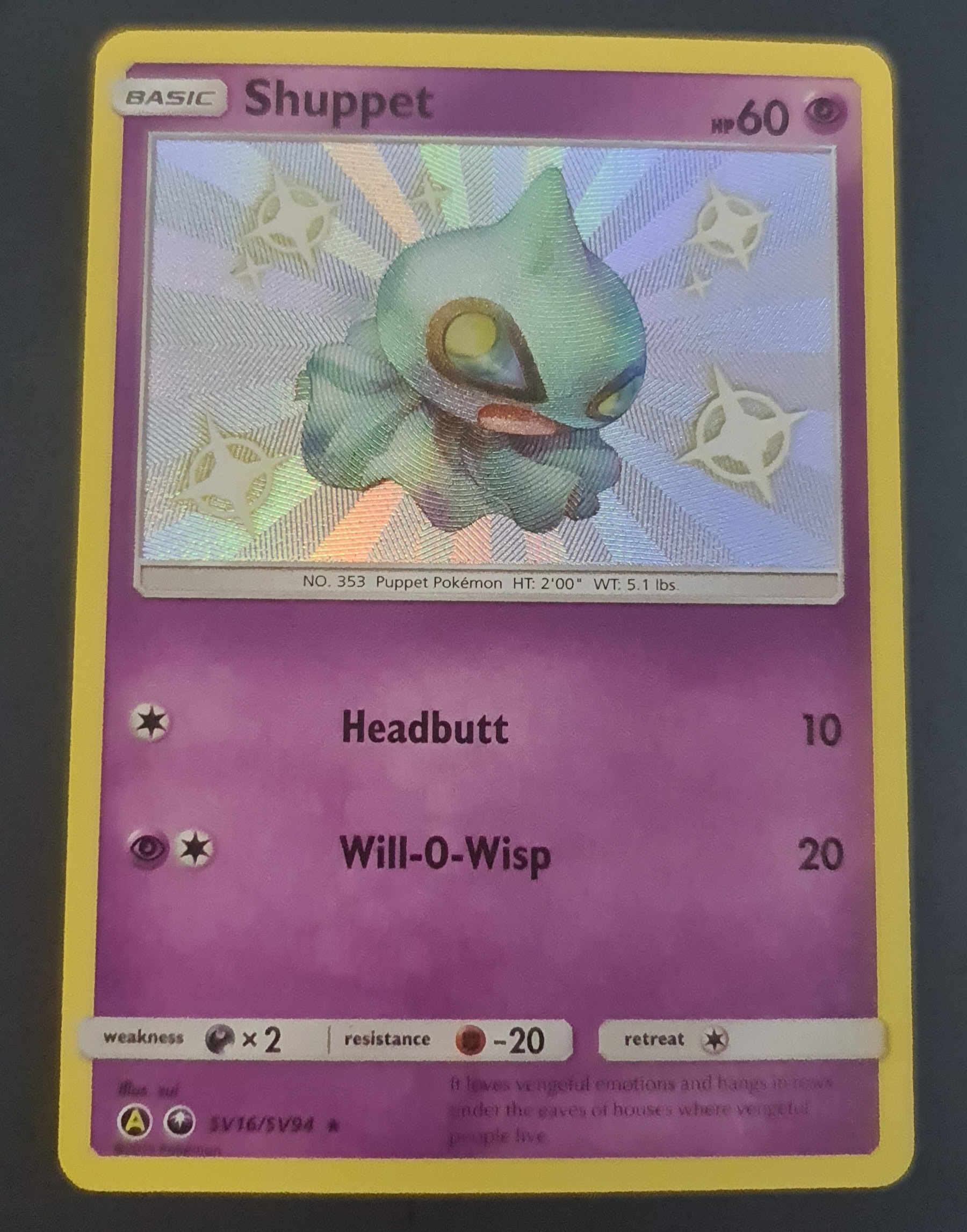 Shiny Shuppet SV16/SV94  Trading Cards Pokemon, Magic and Yu-Gi-Oh TCG  Online Sales | Harlow