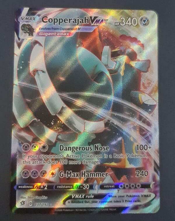 Copperajah VMax 137/192 Full Art Trading Cards Pokemon, Magic and Yu-Gi-Oh TCG Online Sales | Harlow Copperajah VMax 137/192 Full Art Trading Cards Pokemon, Magic and Yu-Gi-Oh TCG Online Sales | Harlow
