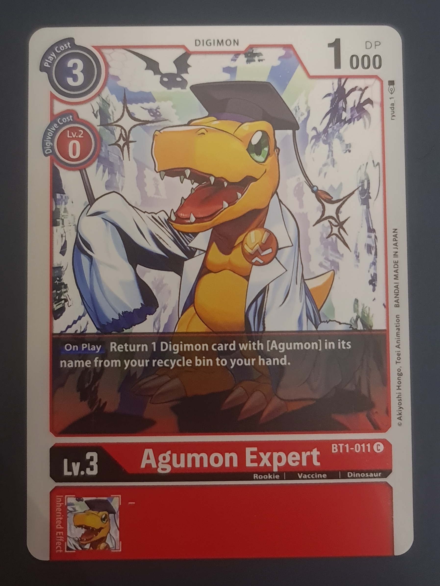 Agumon Expert BT1-011 Common Trading Cards Pokemon, Magic and Yu-Gi-Oh TCG Online Sales | Harlow Agumon Expert BT1-011 Common Trading Cards Pokemon, Magic and Yu-Gi-Oh TCG Online Sales | Harlow