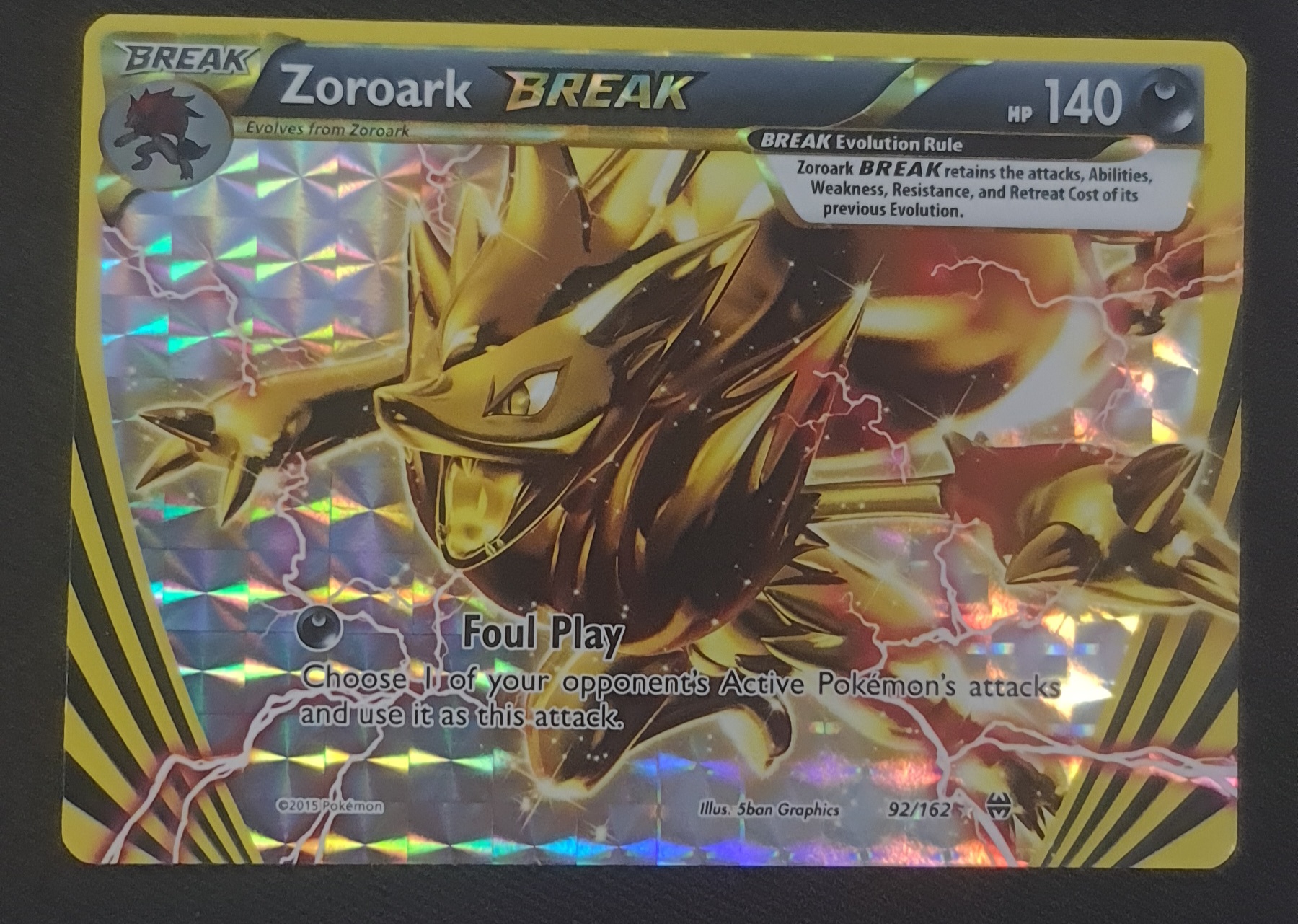 zoroark break pokemon card value Pokemon - Zoroark-Break (92/162) main image 0
