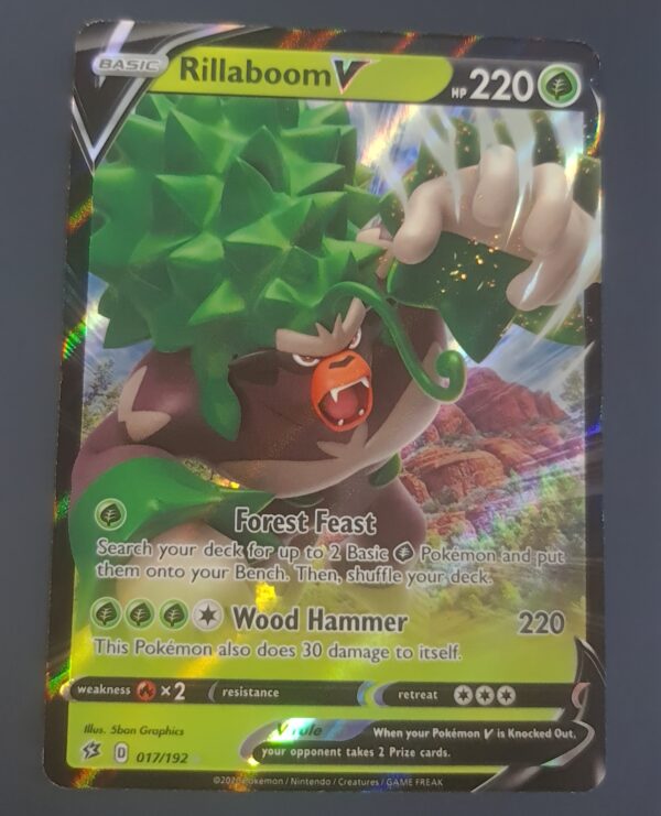 Rillaboom V Half Art 017/192  Trading Cards Pokemon, Magic and Yu-Gi-Oh  TCG Online Sales | Harlow