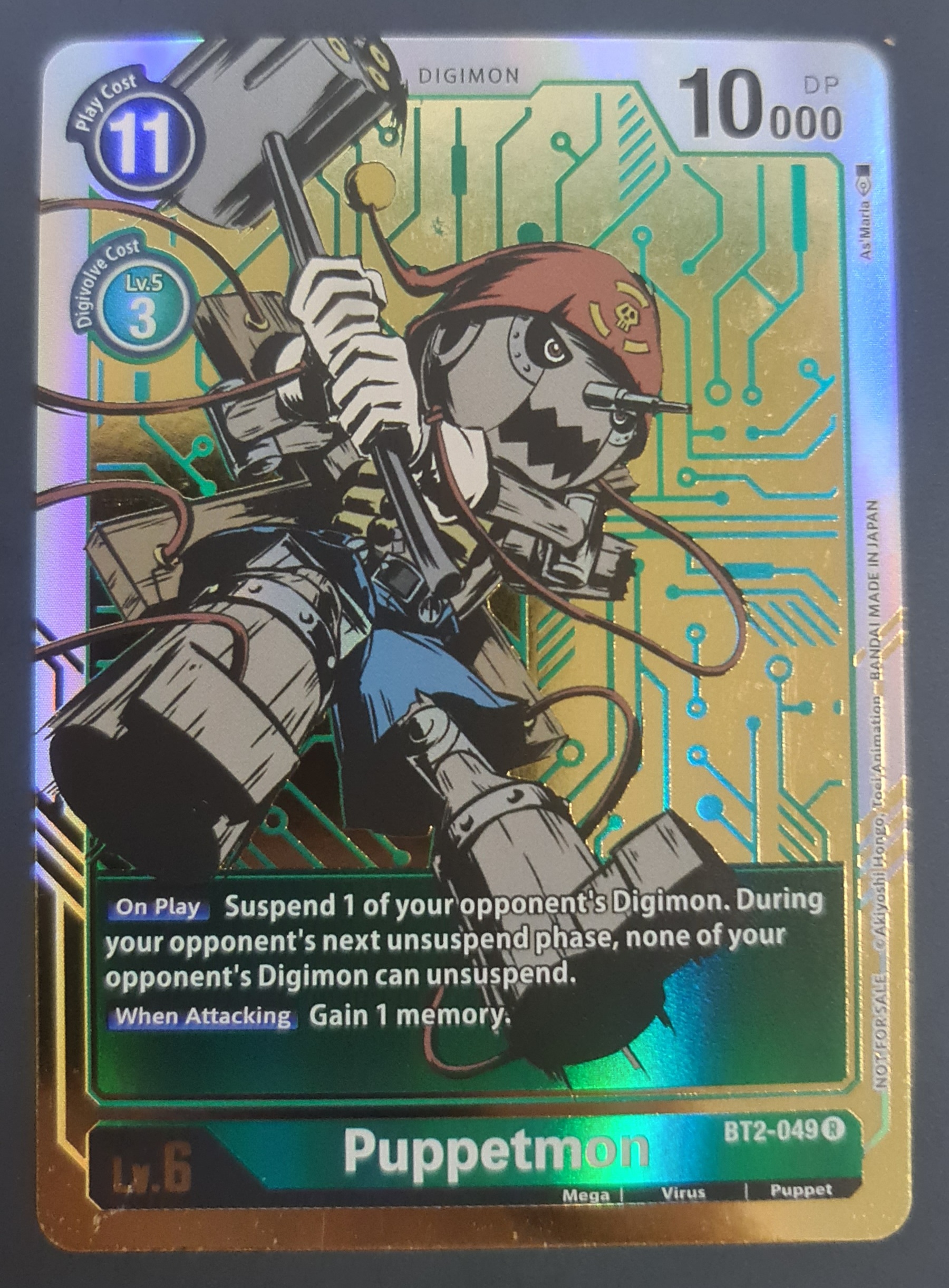 Puppetmon BT2-049 R Alt Art Card Trading Cards Pokemon, Magic and Yu-Gi-Oh TCG Online Sales | Harlow Puppetmon BT2-049 R Alt Art Card Trading Cards Pokemon, Magic and Yu-Gi-Oh TCG Online Sales | Harlow