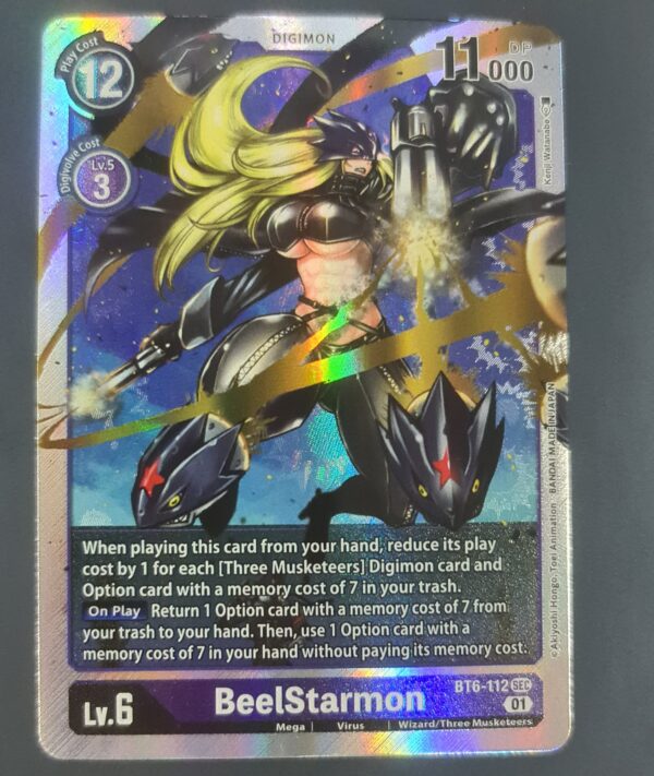 BeelStarmon BT6-112 Secret Rare Card