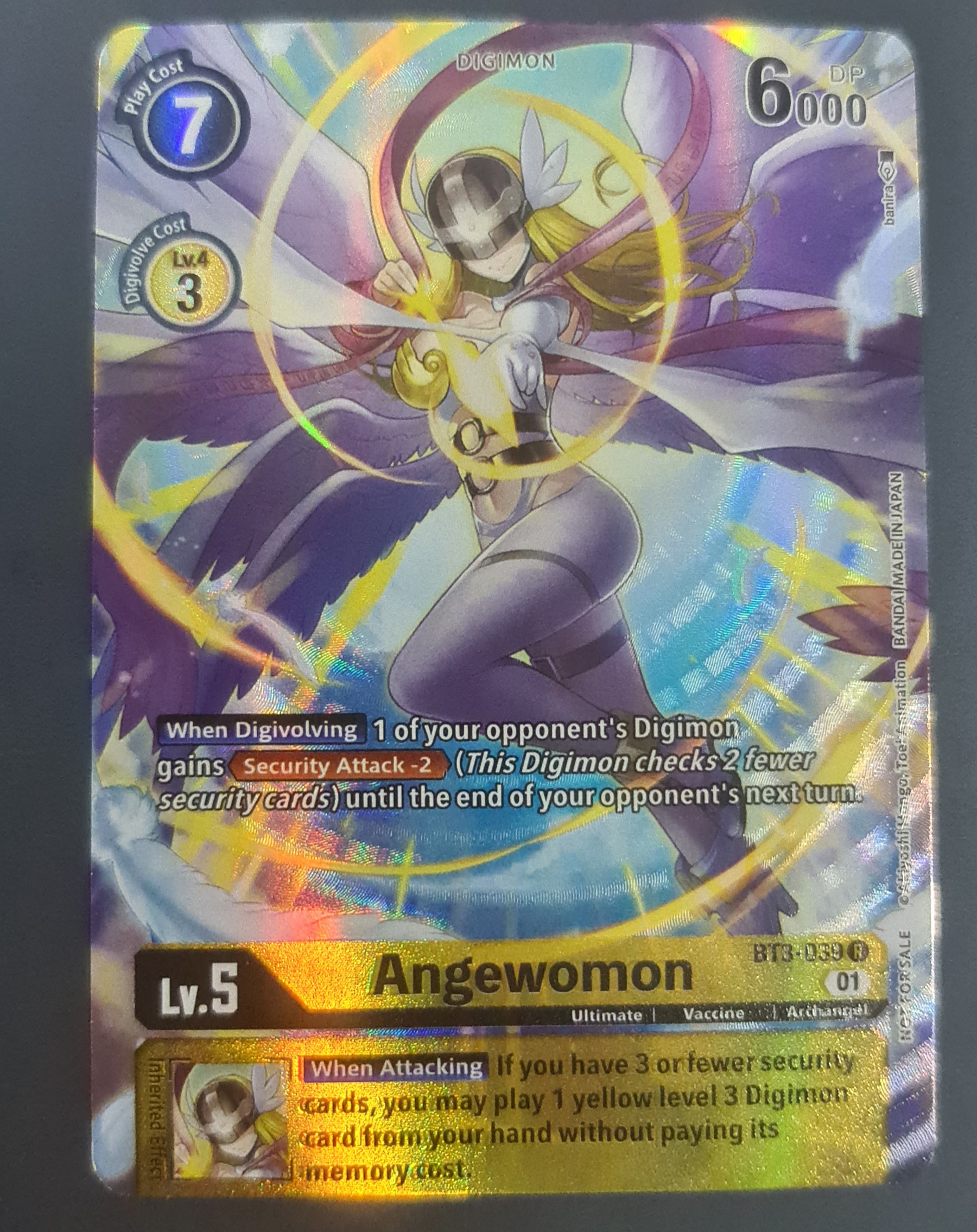 Angewomon BT3-039 SR Alt Art Card Trading Cards Pokemon, Magic and Yu-Gi-Oh TCG Online Sales | Harlow Angewomon BT3-039 SR Alt Art Card Trading Cards Pokemon, Magic and Yu-Gi-Oh TCG Online Sales | Harlow