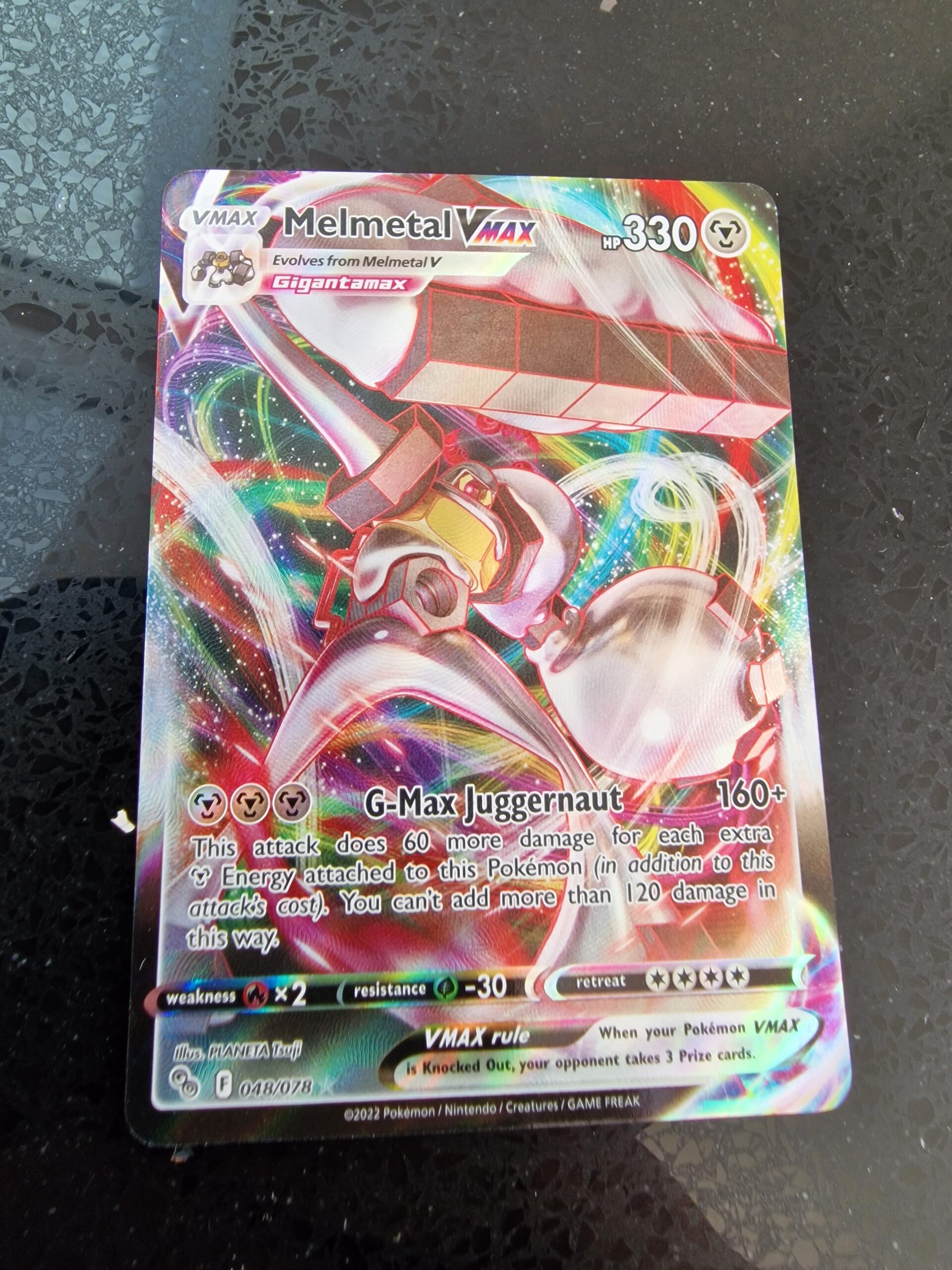 melmetal vmax pokemon card Amazon.com: Melmetal Vmax 080/078 - Pokemon Go - Full Art - Secret Rare Card main image 1