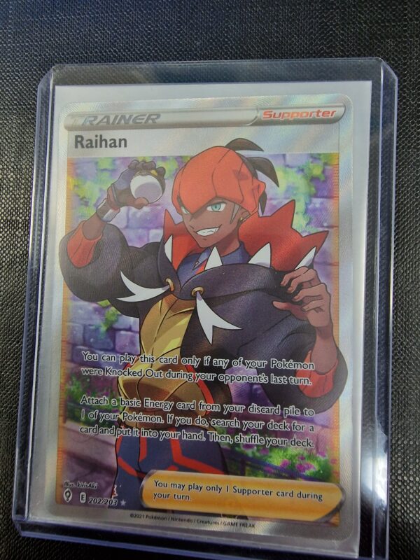raihan pokemon trainer card Pokemon TCG - Raihan Silver Tempest Full Art Holo Card TG27/TG30 main image 1