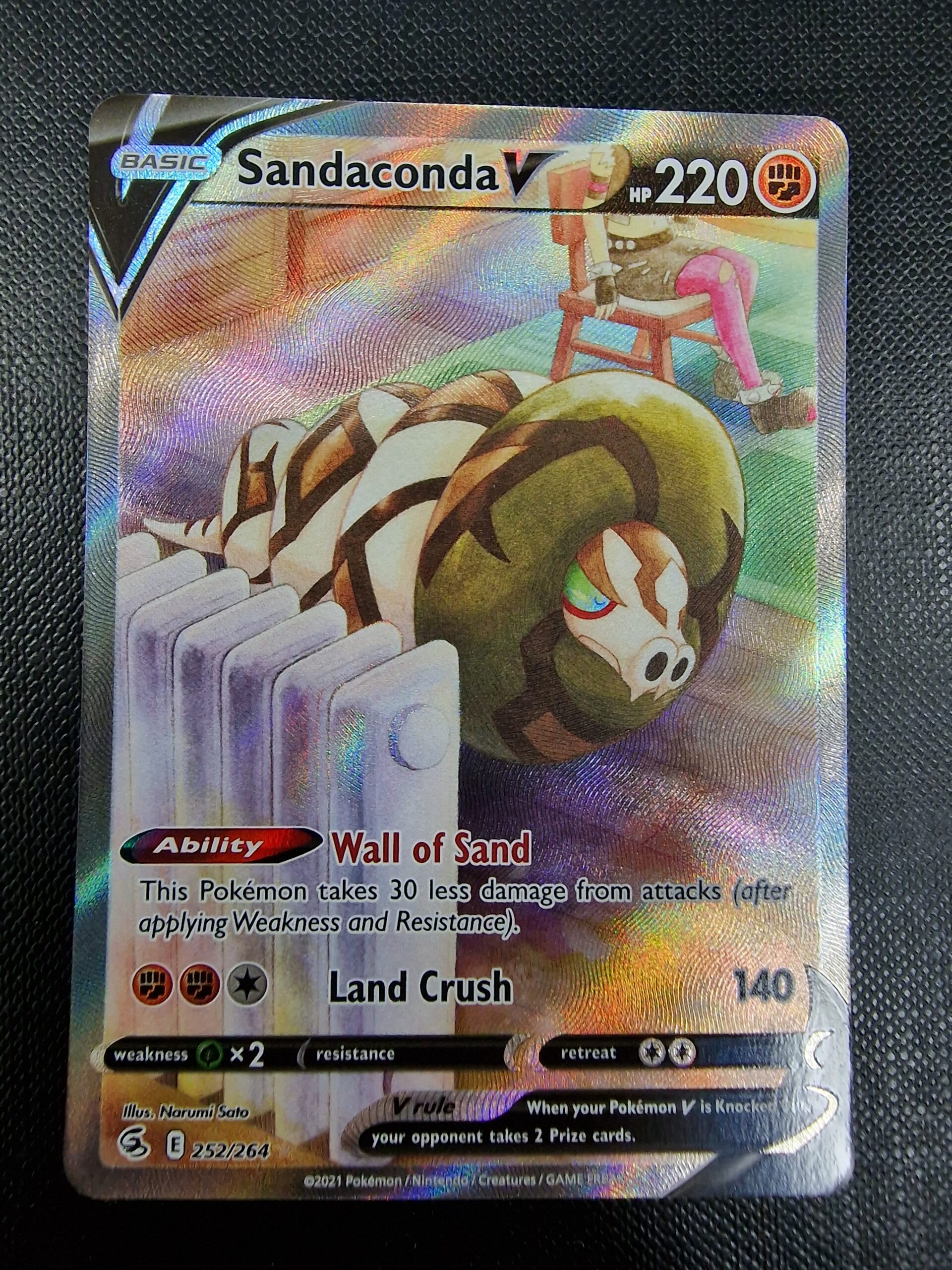 Sandaconda V F/A 252/264  Trading Cards Pokemon, Magic and Yu-Gi-Oh TCG  Online Sales | Harlow