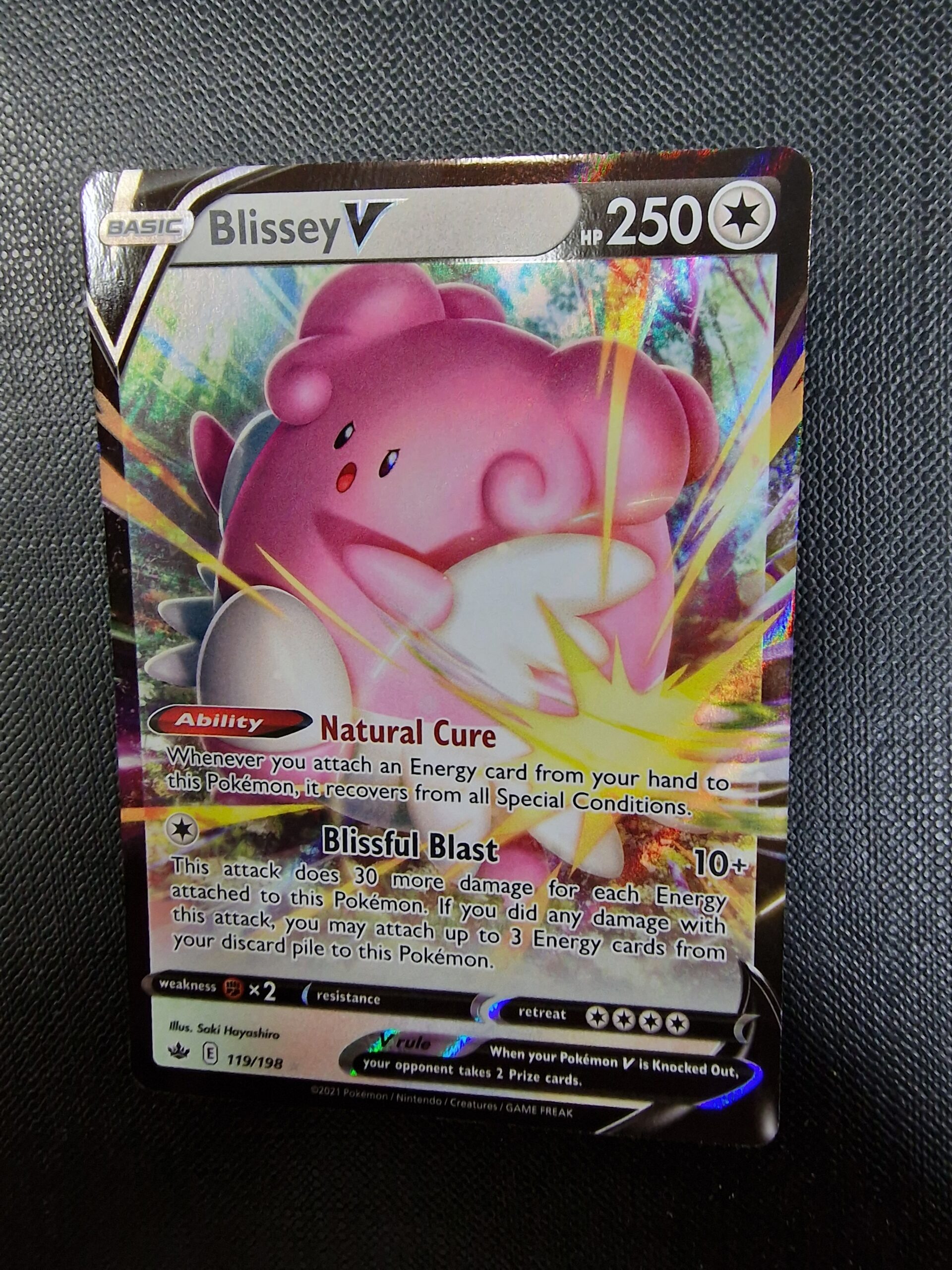 blissey v pokemon card value - SV01: Scarlet & Violet Base Set Weakness Fighting 2 Retreat Cost Blissey V (Full Art) -