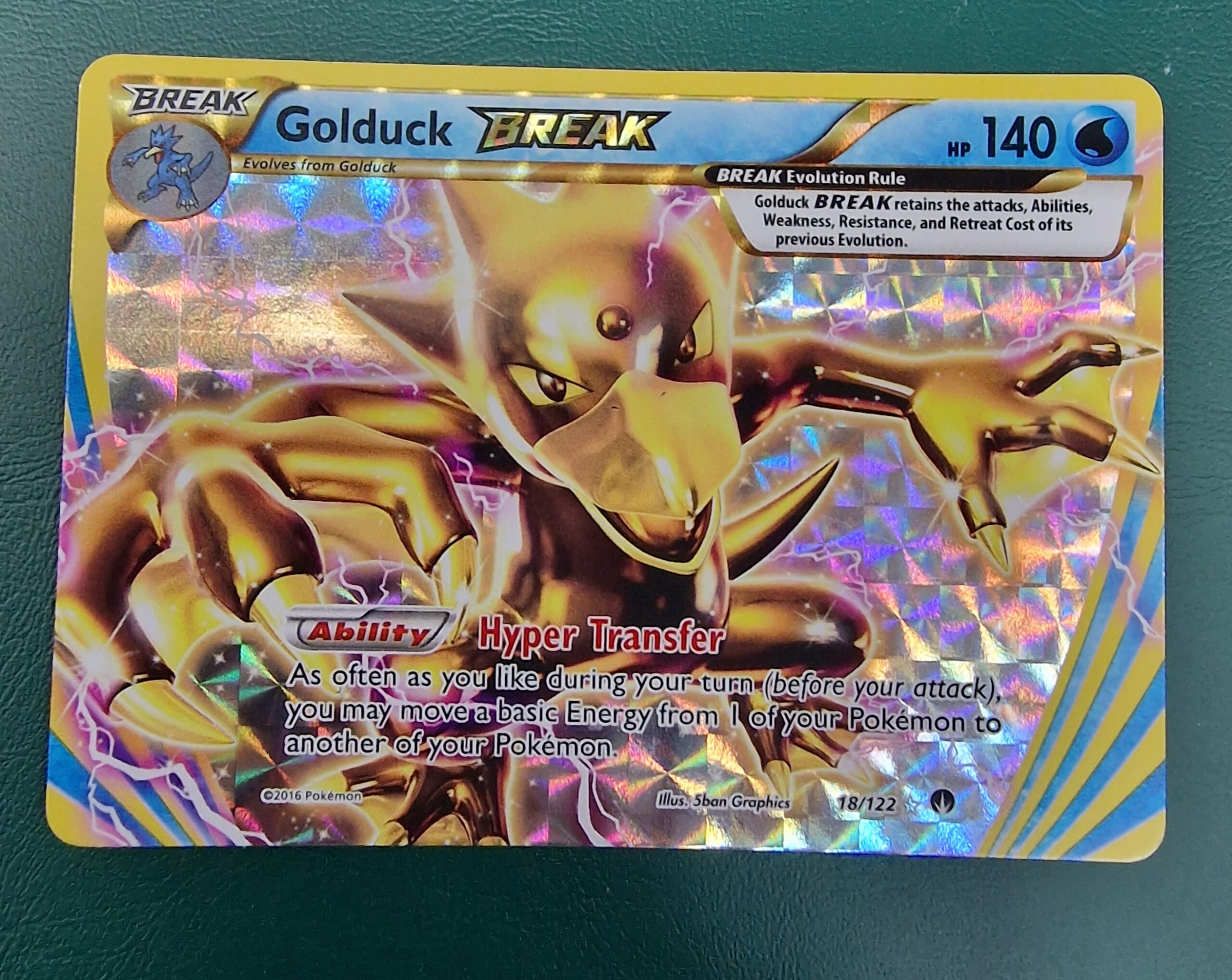golduck break pokemon card value Amazon.com: Pokemon - Golduck-Break (18/122) - XY Breakpoint main image 1