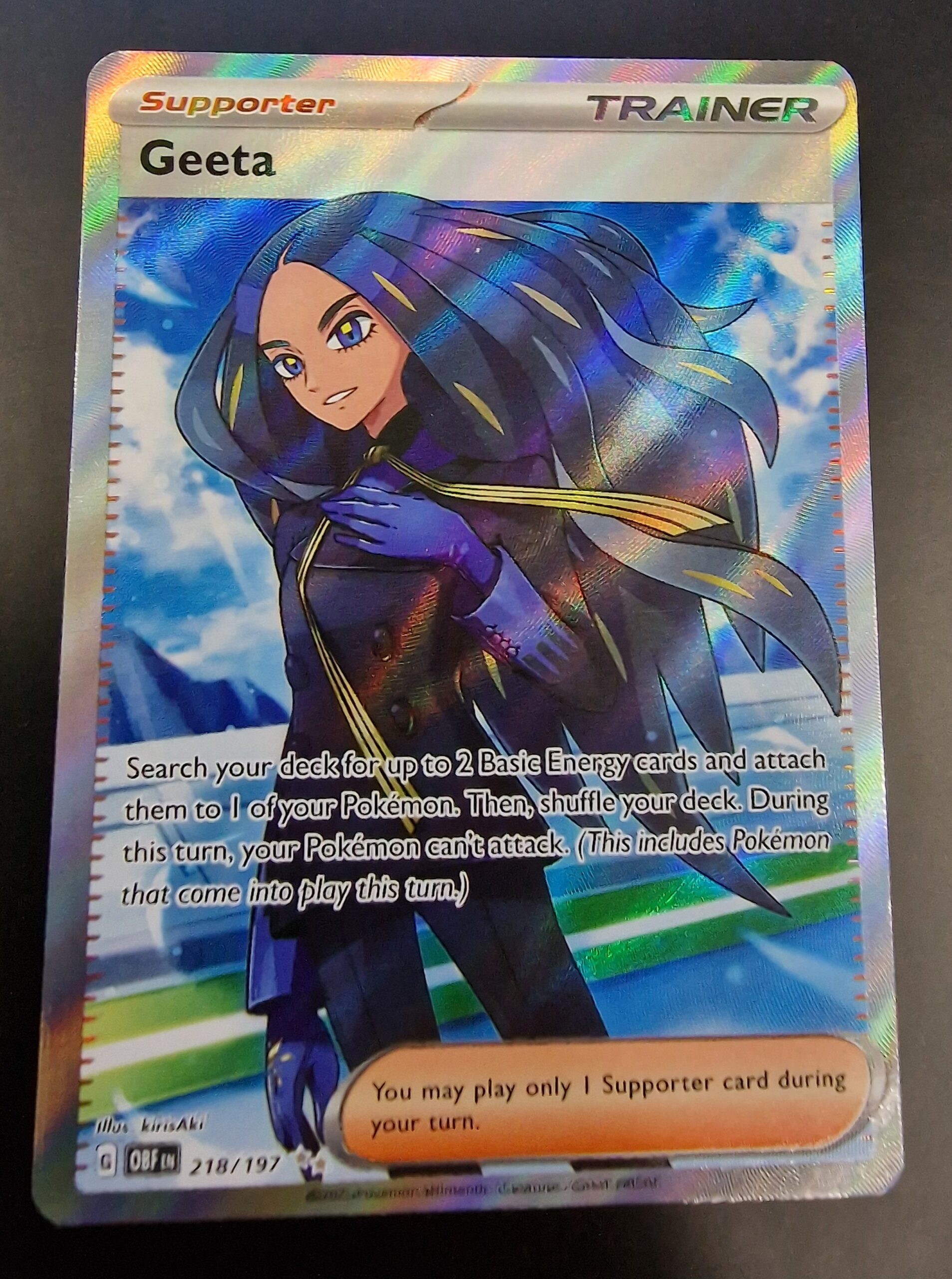 Geeta F/A 218/197 Trading Cards Pokemon, Magic and Yu-Gi-Oh TCG Online Sales | Harlow Geeta F/A 218/197 Trading Cards Pokemon, Magic and Yu-Gi-Oh TCG Online Sales | Harlow
