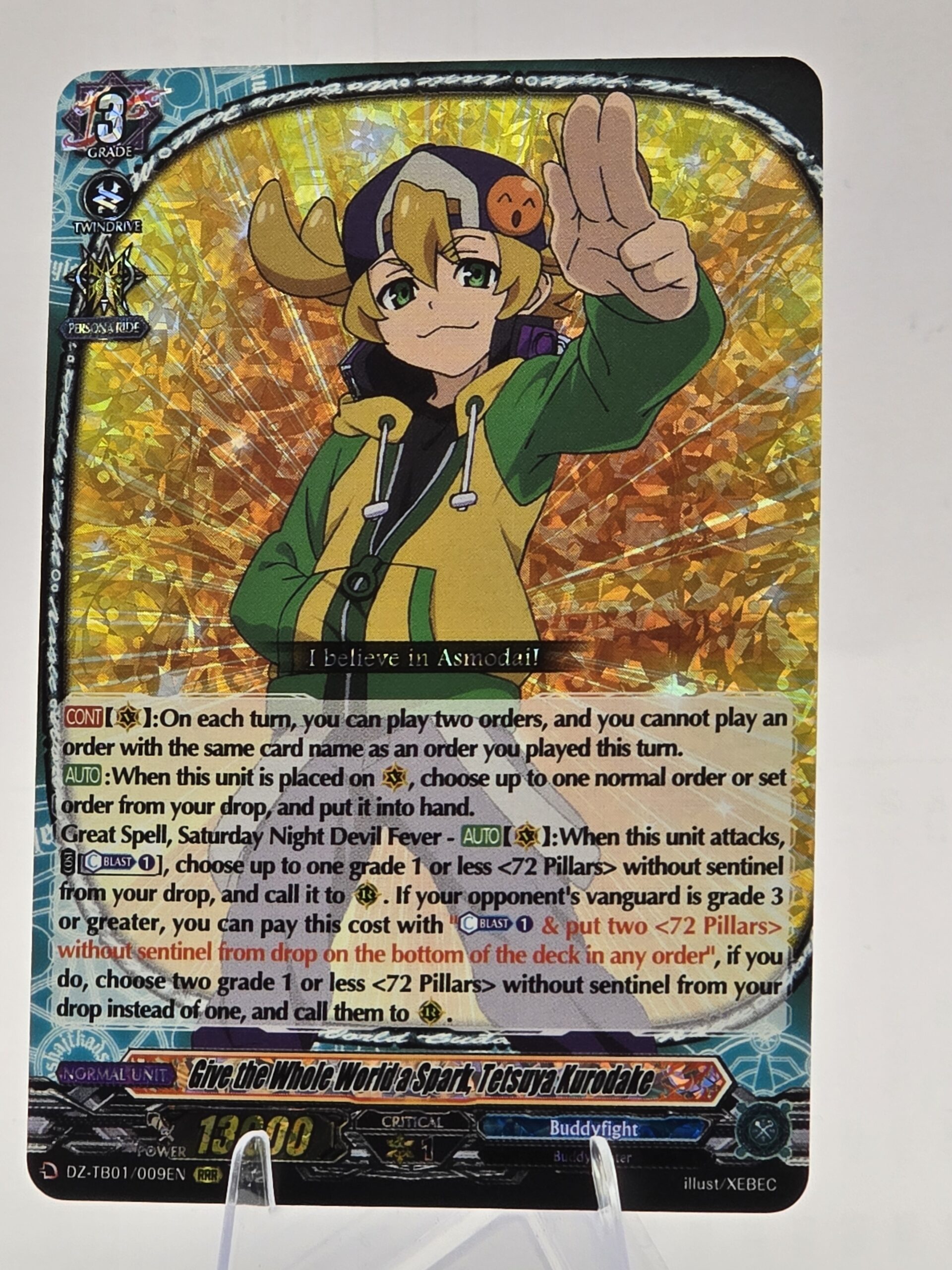 Give the whole World A Spark ,Tetsuya Kurodake D2-TB01/009EN RRR