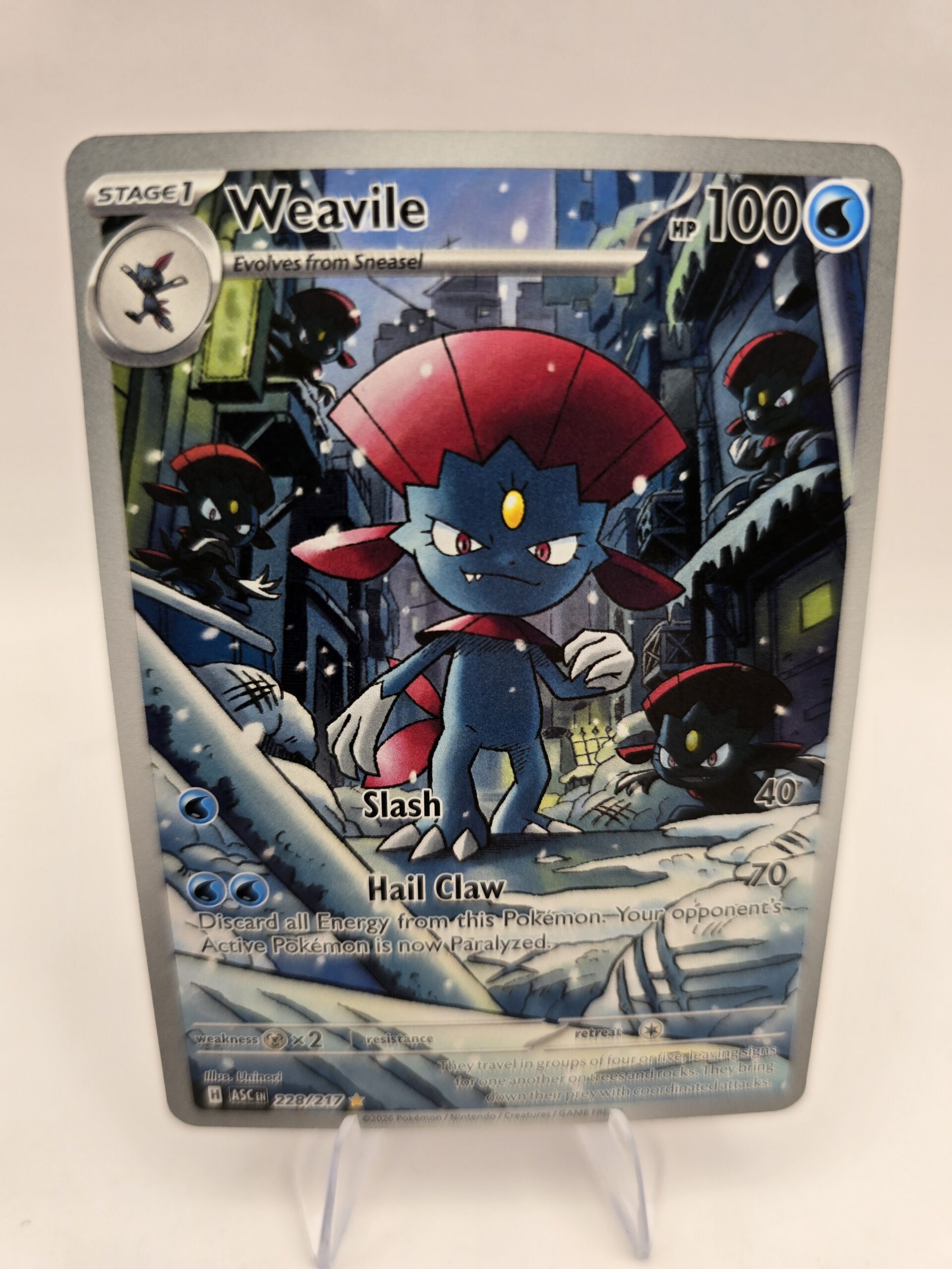 Weavile Alt Art 228/217