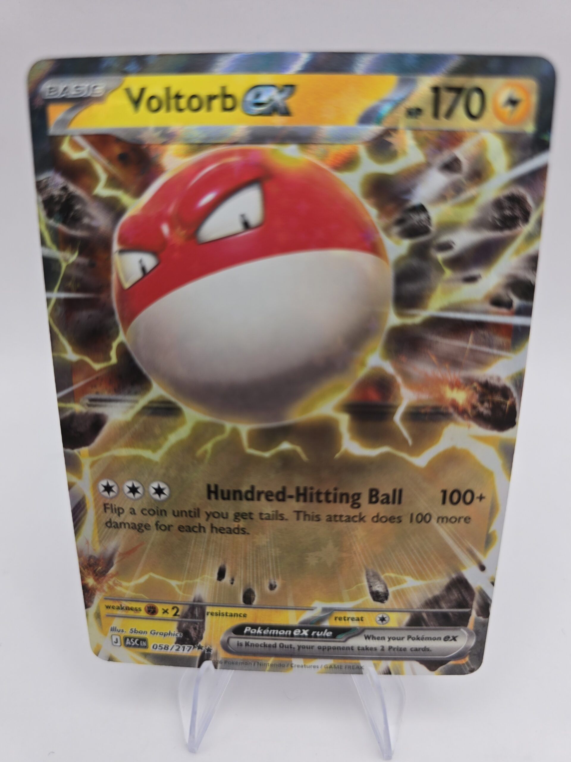 Voltorb EX HA 058/217