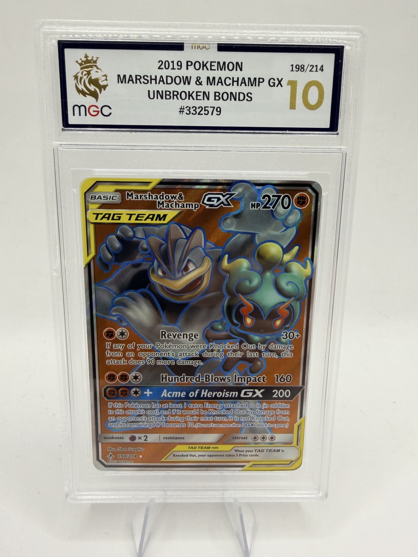 Marshadow & Machamp GX F/A 198/214 MGC 10